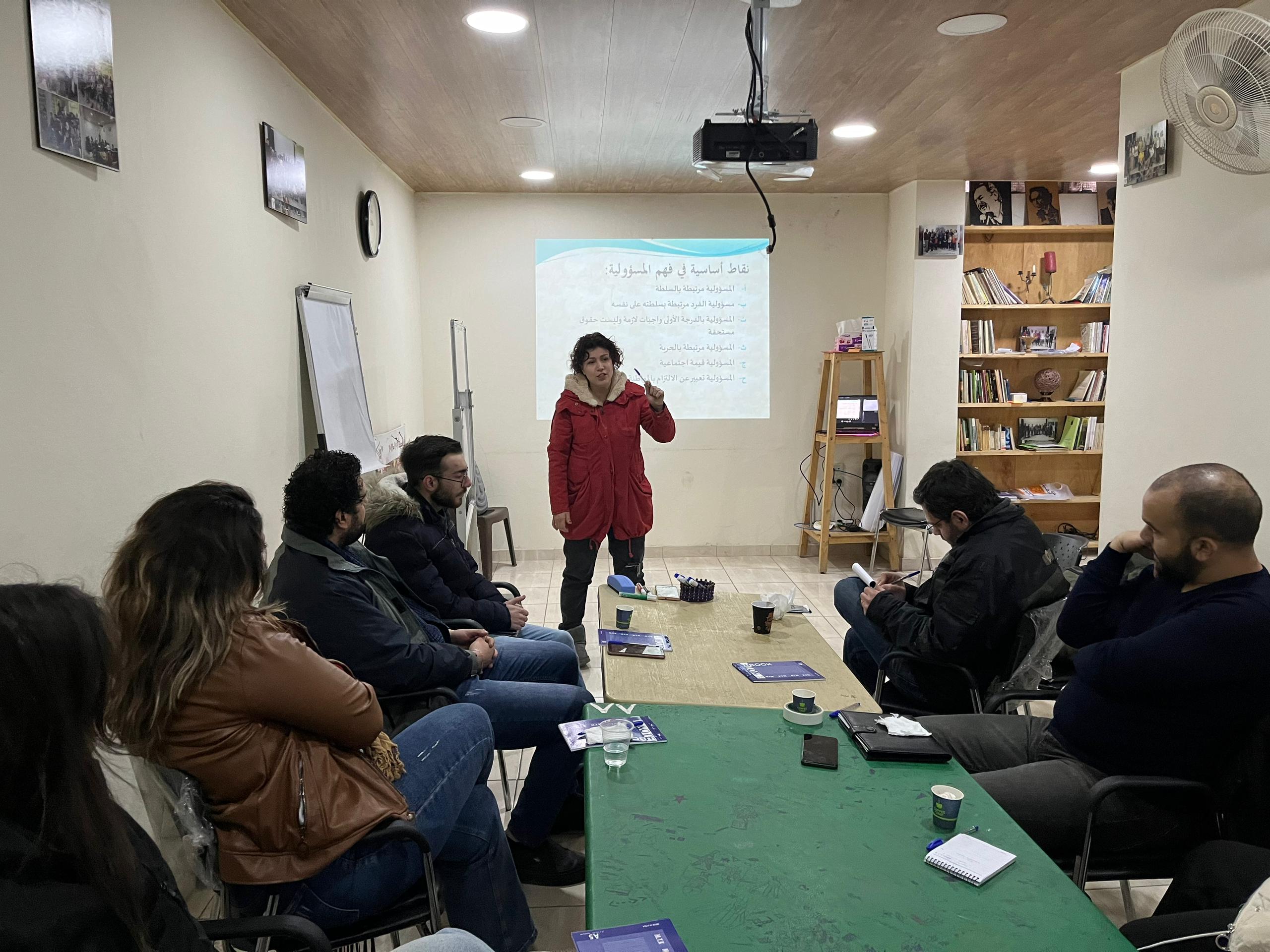 ورشة عمل بعنوان "المواطنة: مفهوم، مبادئ، قيم، وقضايا متعلقة".